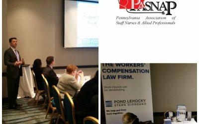 Partner Jerry Lehocky leads workers’ compensation discussion at PASNAP’s House of Delegates meeting