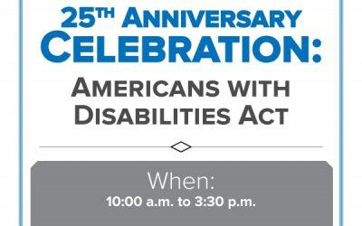 Únase a Pond Lehocky en el Ayuntamiento para celebrar el 25º aniversario de la Ley de Estadounidenses con Discapacidades