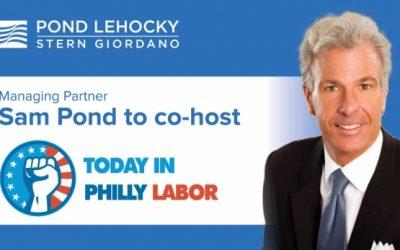 Pond Lehocky Partner Sam Pond to discuss Torn Apart project and clients’ stories on Today in Philly Labor