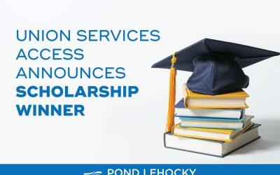 Union Services Access Announces Scholarship Award Winner