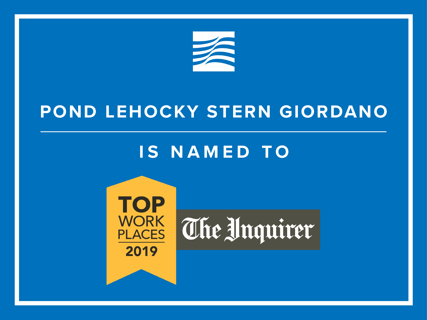 Philadelphia Inquirer Names Pond Lehocky a 2019 Top Workplace | Pond 