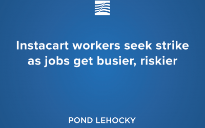 Instacart workers seek strike as jobs get busier, riskier