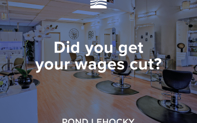 Did your wages get cut?  