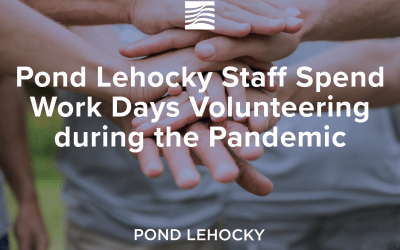 El personal de Pond Lehocky pasa días de trabajo como voluntario durante la pandemia