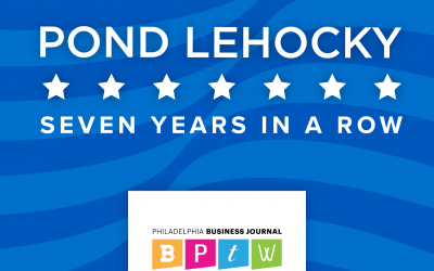 Pond Lehocky named to ‘Best Places to Work’ list for seventh time