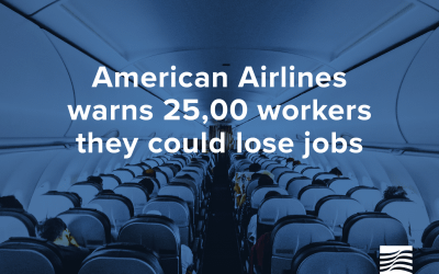 American Airlines advierte a 25.000 trabajadores de que podrían perder su empleo
