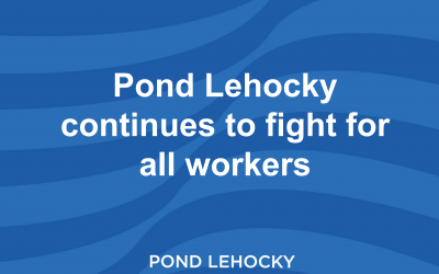 Pond Lehocky sigue luchando por todos los trabajadores