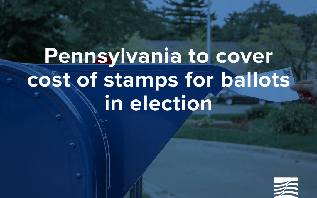 Pennsylvania to pay for mail-in ballot postage in election
