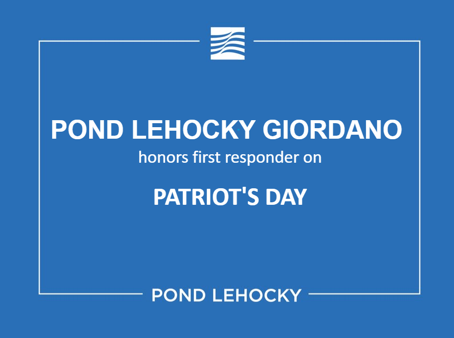 Pond Lehocky Giordano rinde homenaje a los socorristas en el Día del Patriota
