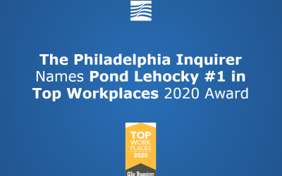 The Philadelphia Inquirer Names Pond Lehocky #1 in Top Workplaces 2020 Award