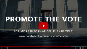 Pond Lehocky promueve el voto