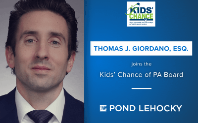 Thomas J. Giordano joins the Kids’ Chance of PA Board