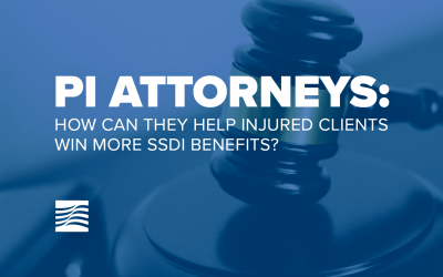 Cómo los abogados de PI pueden ayudar a los clientes lesionados a ganar más beneficios de SSDI.