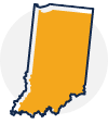 Icono estilizado de Indiana