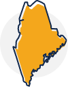 Icono estilizado de Maine