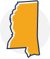 Icono estilizado de Mississippi