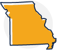 Icono estilizado de Missouri